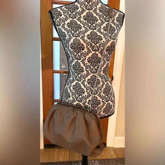 Genuine Leather Brown Crossbody Dumpling Bag - Picture 3 of 14